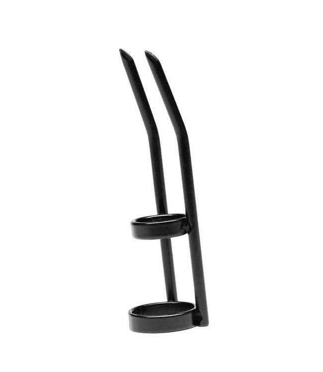 Kiotos Steel Kiotos Steel Metalen BDSM Katnagel Met Twee Vingerringen 10 cm