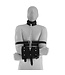 Volledige Lederen Onderarm Cuffs Met Verbindende Collar Set – Large BDSM Gear