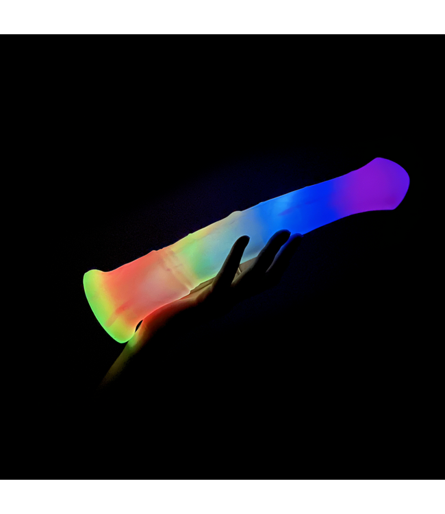 Kiotos Monstar Kiotos Monstar BEAST Glow In The Dark Dildo 29,5 cm Medisch Siliconen