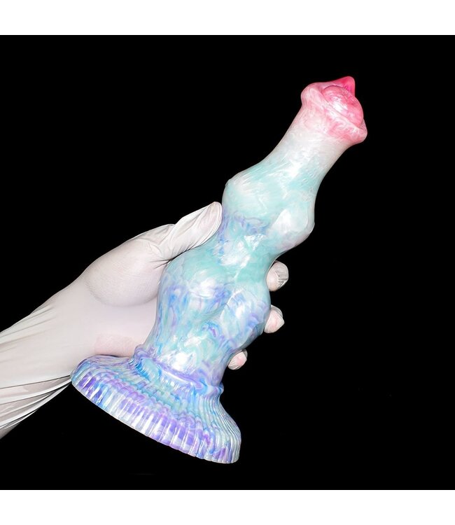 Kiotos Monstar Kiotos Monstar Dildo 26 cm – 4-farbiges Einhorn aus medizinischem Silikon