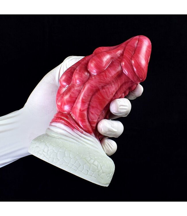 Kiotos Monstar Kiotos Monstar Dildo Drie-Kleuren Draak 16,5 cm Medisch Siliconen