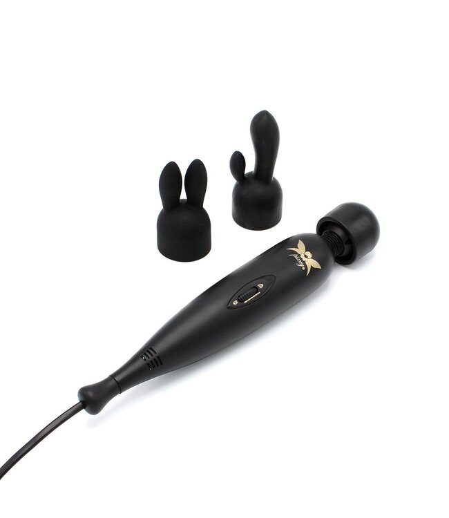 Pixey PIXEY TURBO BLACK EDITION – Kraftvoller Vibrator mit 2 Aufsätzen und 14.000 U/min