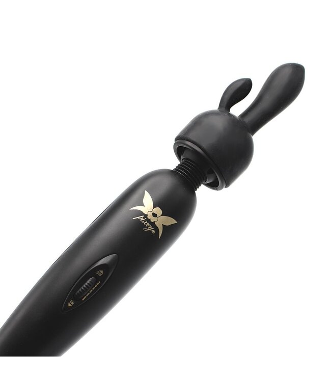 Pixey Pixey Turbo Black Edition - Ultra Powerful Vibrator with 2 Attachments