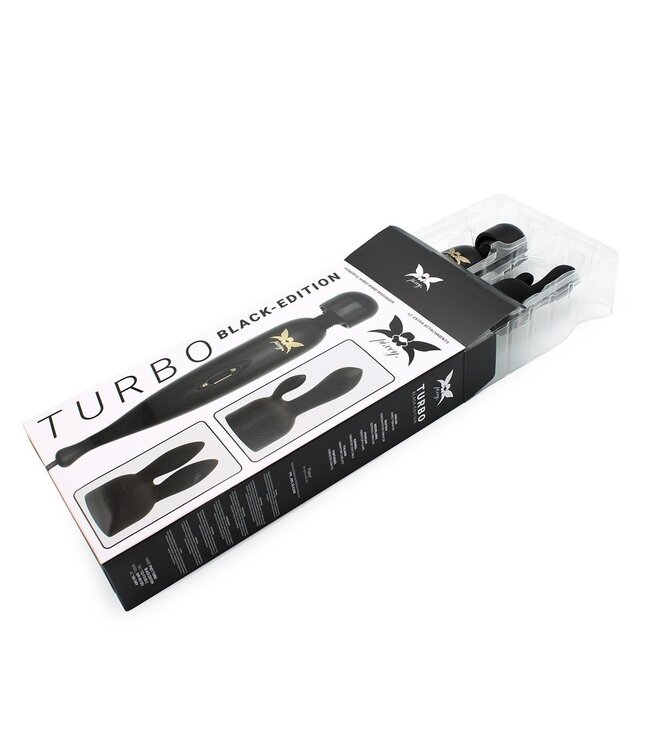 Pixey Pixey Turbo Black Edition - Ultra Powerful Vibrator with 2 Attachments