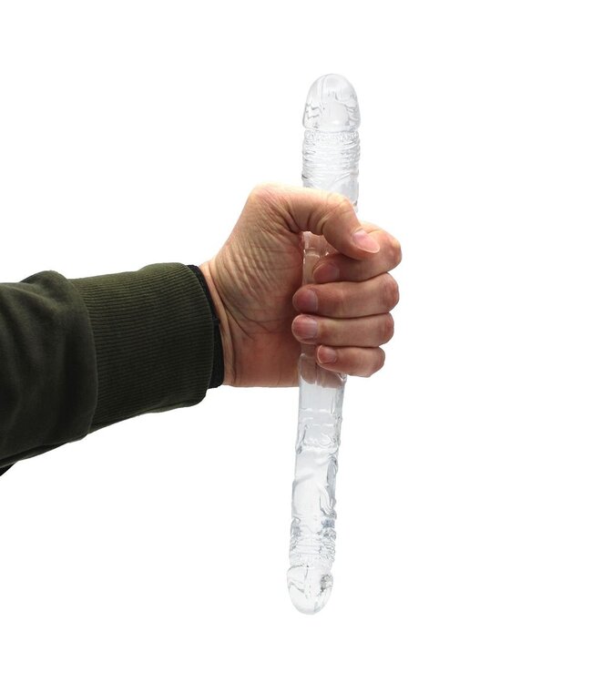 Kiotos COX Kiotos COX Doppelter transparenter Dildo – 31,5 cm flexibel & realistisch