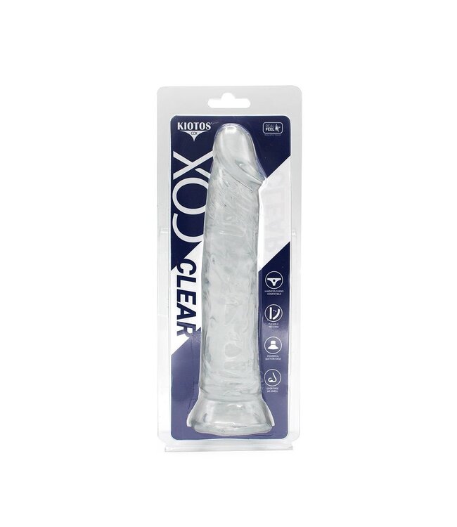 Kiotos COX Transparent 21.5 cm Suction Cup Dildo | Kiotos COX TPE