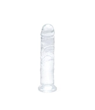 Kiotos COX Transparenter Dildo 19 cm mit starkem Saugnapf | TPE, flexibel und realistisch