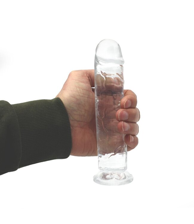 Kiotos COX Transparenter Dildo 19 cm mit starkem Saugnapf | TPE, flexibel und realistisch