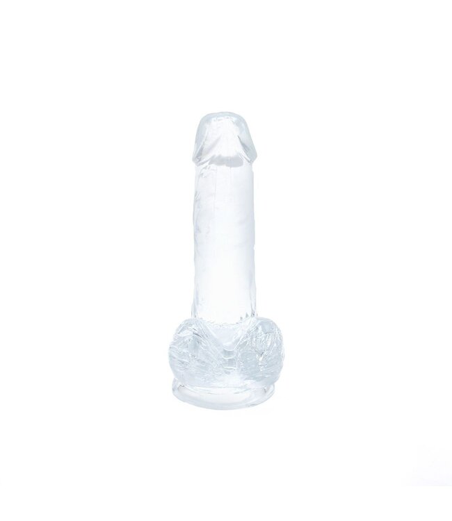 Kiotos COX Transparent 15.5 cm Dildo with Suction Cup - Realistic & Safe TPE