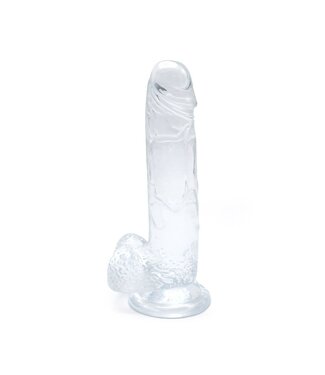 Kiotos COX Kiotos Cox Transparante Dildo 22 cm Met Zuignap En Realistische Textuur