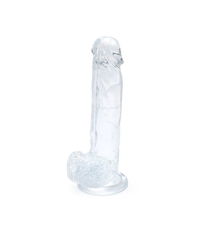 Kiotos COX Kiotos Cox Transparante Dildo 22 cm Met Zuignap En Realistische Textuur