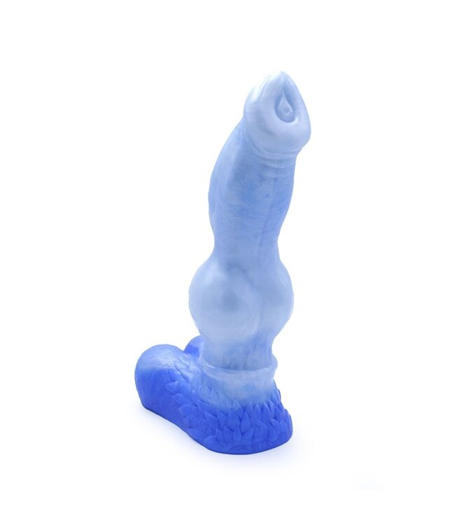 Kiotos Monstar XL Silicone Dildo Kiotos Monstar IJsblauw 33 cm Voor Anaal en Vaginaal Gebruik