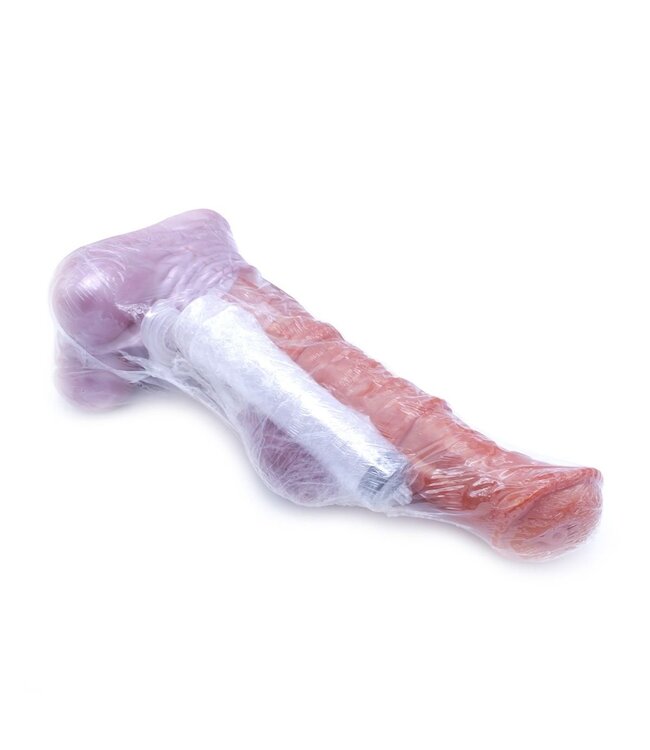 Kiotos Monstar Kiotos Monstar Squirting Beast XL 35 cm – Feuerroter Silikon-Dildo