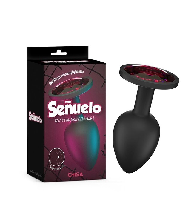 Chisa Stylish Booty Fantasy Gem Butt Plug - Comfortable Hypoallergenic Design