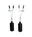 Kiotos Adjustable Nipple Clamps with Weights – Safe Stainless Steel Pleasure