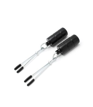 Kiotos Adjustable Nipple Clamps with 2x100g Weights for Intense Pleasure