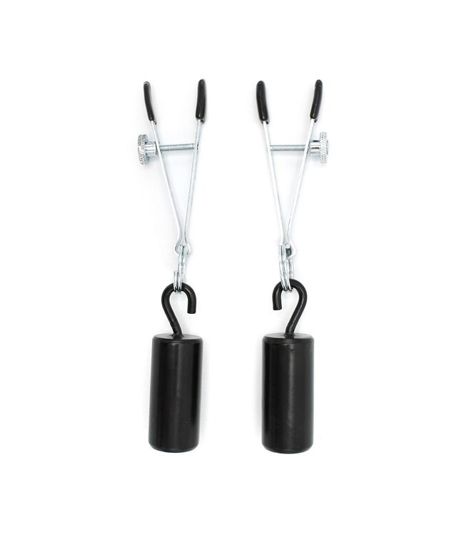 Kiotos Luxury Adjustable Nipple Clamps with 2x100g Weights for Stimulation