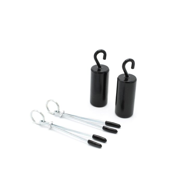 Kiotos Adjustable Weighted Nipple Clamps with 2x100g Hook Weights