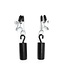 Kiotos Kiotos Nipple Adjustable Pinch Clamps Met 2x100g Verzwaarde Haak