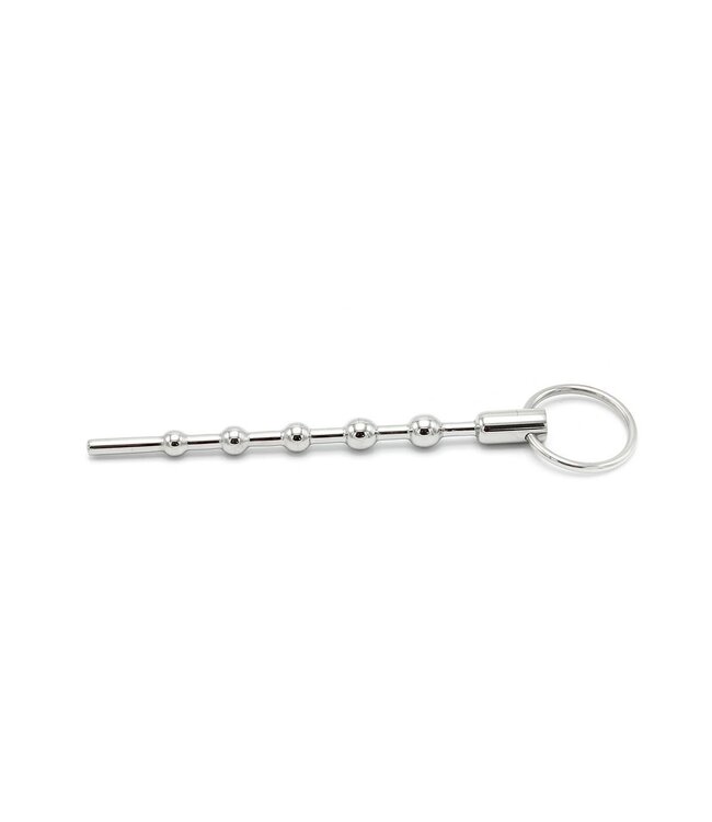 Kiotos Steel RVS Penis Stick Met Geleidelijke Kralen Voor Intense Stimulatie