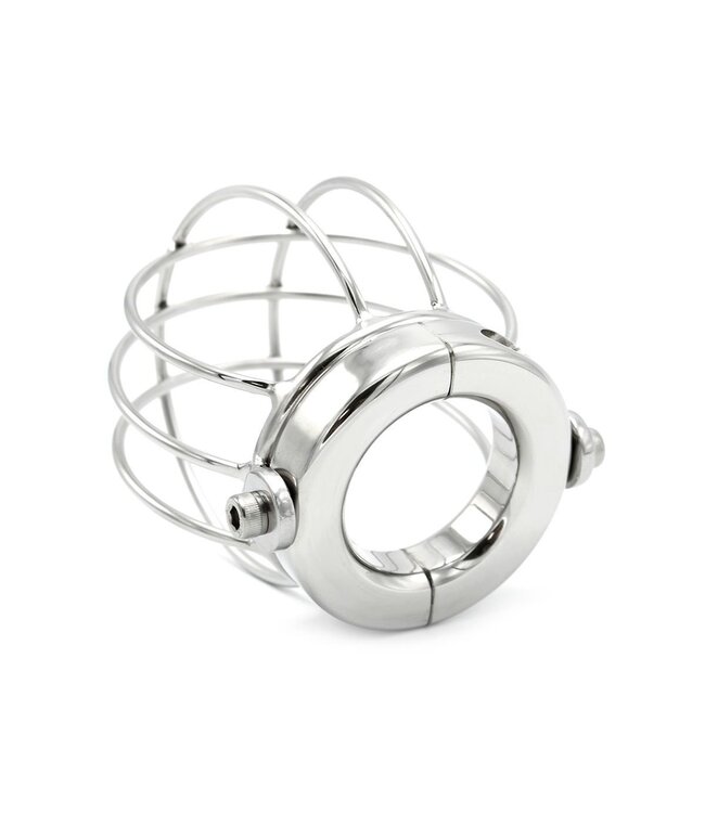 Hypoallergenic Stainless Steel Ballstretcher for Enhanced BDSM Pleasure
