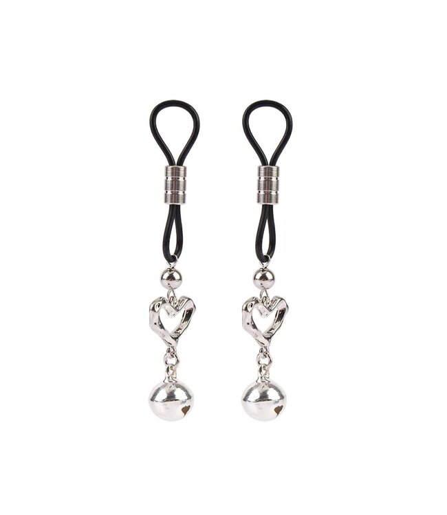 Heart Echo Nipple Clamps - Adjustable, Playful & Comfortable Kink Toys