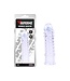 Chisa Chisa Transparante Penis Sleeve Met Stimulerende Krullen En Ribbels