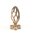 Sevanda SEVANDA Edelstahl Buttplug mit goldener Hohlspirale – 9,5 cm Luxusgenuss
