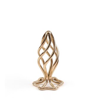 Sevanda Holle Spiraal Buttplug Medium Goud Roestvrij Staal Luxe Veilig