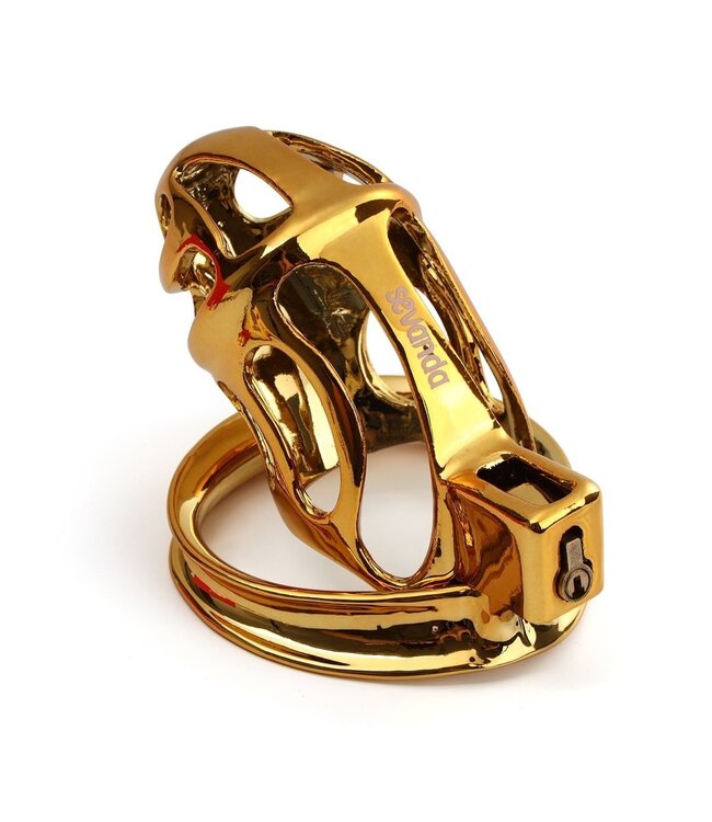 Sevanda SEVANDA Gold Metal Urethral Chastity Cage – Luxury BDSM Control