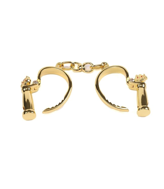 Sevanda Sevanda Gold Stainless Steel Verstelbare BDSM Liefdesslaaf Handboeien Met Sleutels