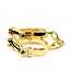 Sevanda SEVANDA Gold Stainless Steel Love Slave Handcuffs – Luxury BDSM Set