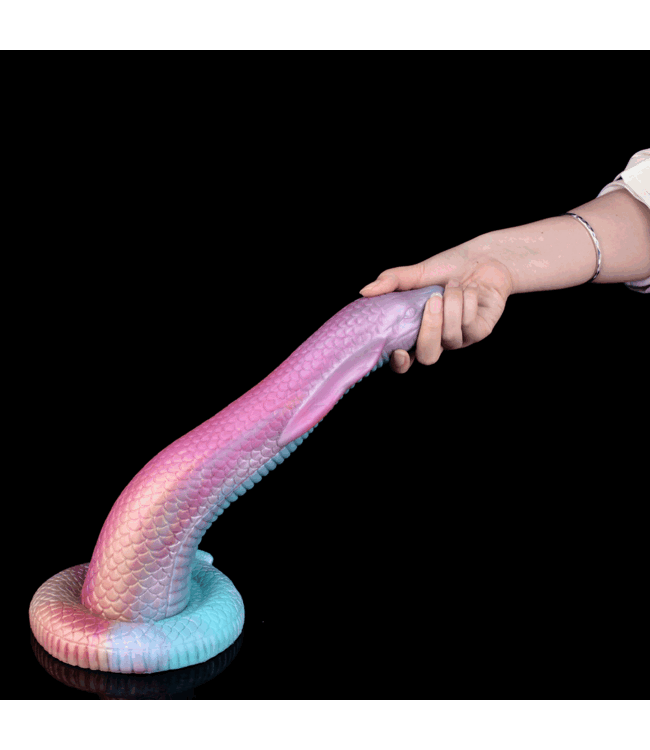 Kiotos Monstar Kiotos Monstar SOFT Amazing Dildo 39 cm Medisch Silicone 3-Kleuren Cobra