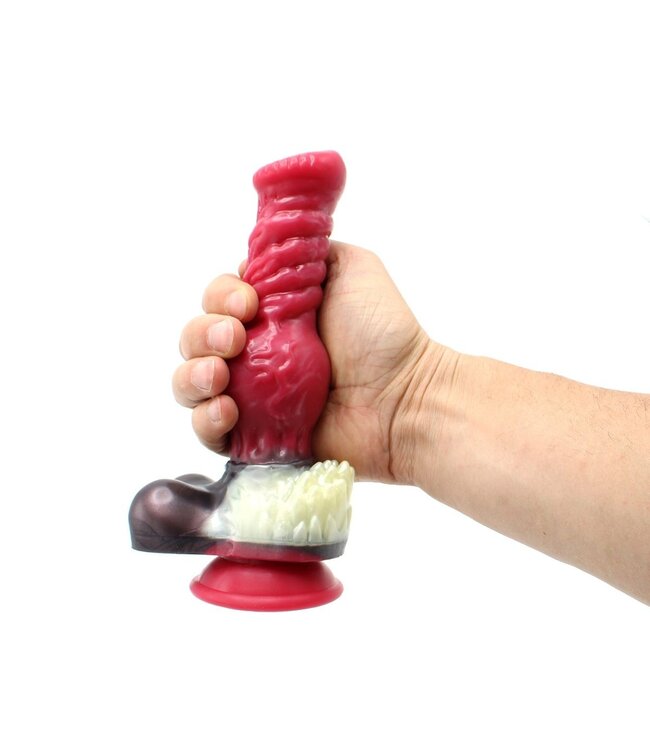 Kiotos Monstar Kiotos Monstar BEAST Dildo 21,2 cm Medisch Silicone 3-Kleuren Effect