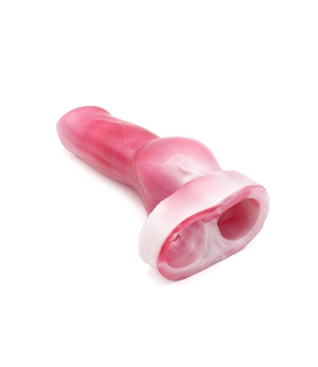 Kiotos Monstar Kiotos Monstar Flexibele Siliconen Penis Sleeve Met Ballstretcher 20,5 cm
