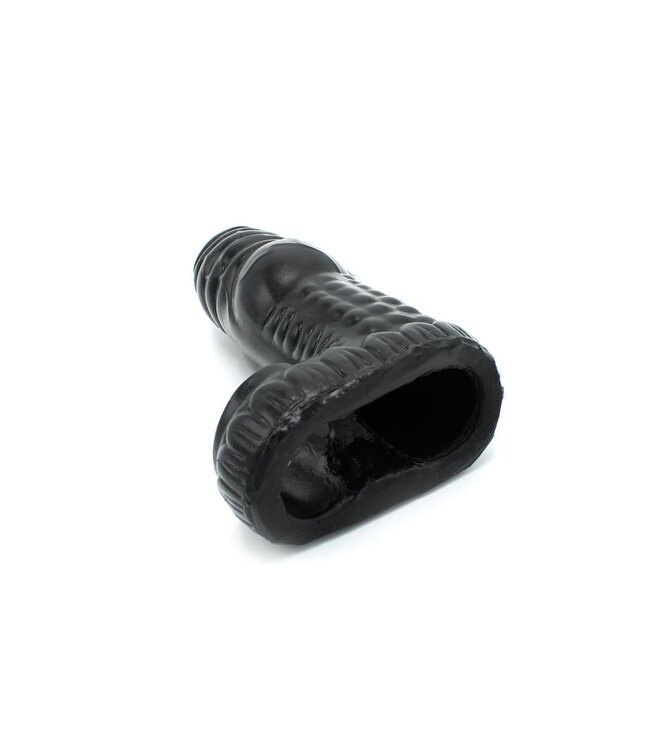Kiotos Monstar Siliconen Penis Sleeve Met Ballstretcher 13.5 cm Zwart – Kiotos Monstar
