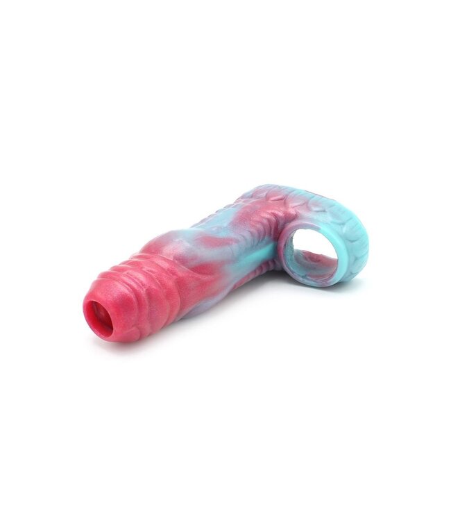 Kiotos Monstar Kiotos Monstar Siliconen Penis Sleeve Met Ballstretcher 13,5 cm