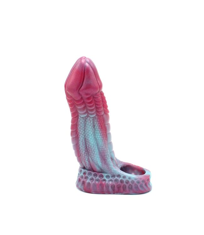 Kiotos Monstar Monstar Alien Penis Sleeve with Ball Stretcher - 16.5 cm Silicone Delight