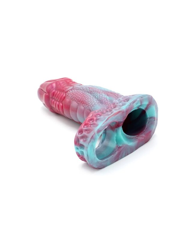 Kiotos Monstar Monstar Alien Penis Sleeve with Ball Stretcher - 16.5 cm Silicone Delight