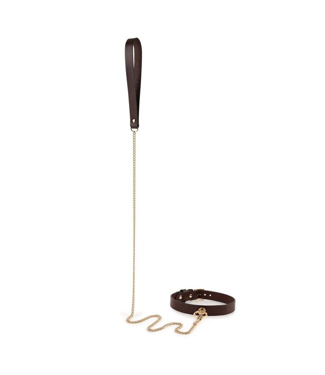 Vegan PU Leer BDSM Set Bruin – Luxe 9-Delige Fancy Kit Met Accessoires