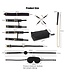 Luxury Vegan Leather 9-Piece BDSM Kit - Black
