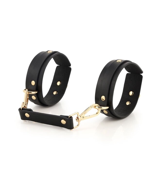 Vegan PU Leder BDSM Set 9-delig Zwart Met Paddle En Opbergtas