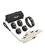 BDSM Deluxe 5-Piece Vegan Leather Kit - Black Passion Set