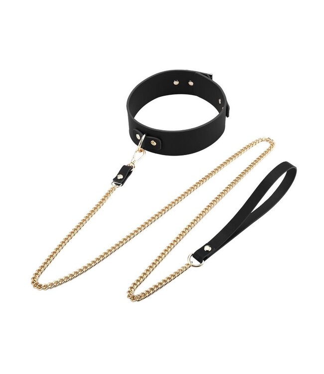 Vegan PU Leder BDSM Set Zwart – 5-Delige Deluxe Kit Met Draagtas