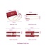BDSM Deluxe Red 5-Piece Vegan Leather Kit with Bag
