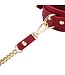Vegan Leather BDSM Set Rood – 5-delige Deluxe Kit Met Halsband En Boeien