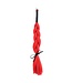 Seductive Swedish Red Synthetic Hair Whip for Intimate BDSM Play
