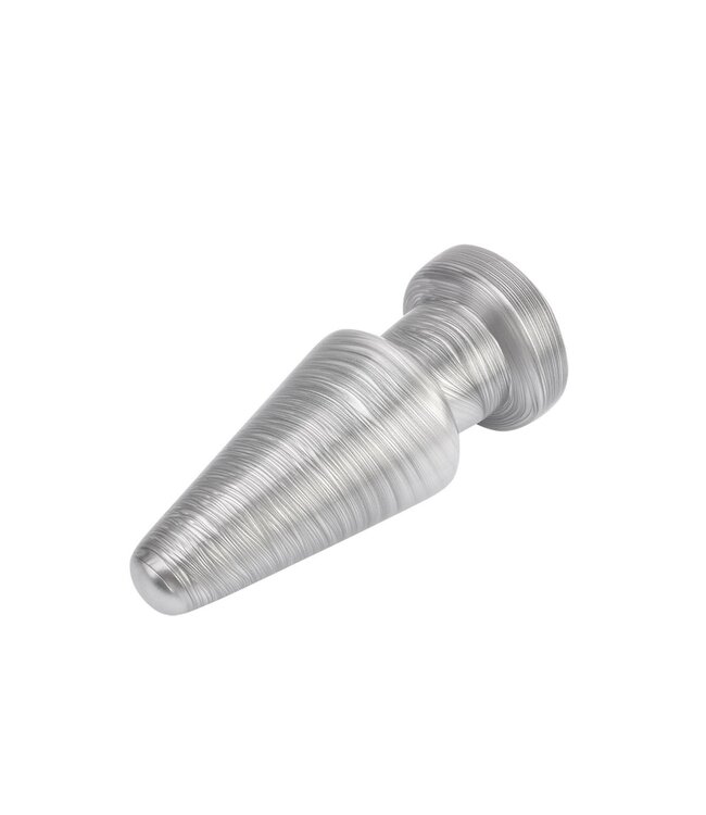 Chisa Canaan Silver Bump Butt Plug 16.9 cm - Gold Collection PVC
