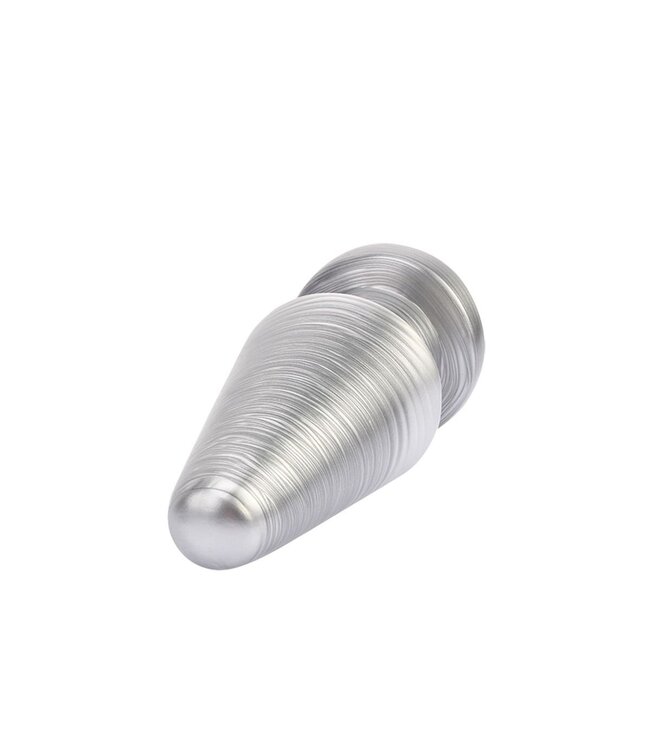 Chisa Canaan Silver Bump Butt Plug 16.9 cm - Gold Collection PVC