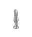Chisa Glitzernder Buttplug Silber Stag Kaufman 13,7 cm – Realistisch & sicher